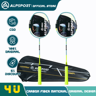 ALP SZZ100 Badminton Racket Flagship Store Authentic Official 4U 25lbs Full Carbon Fiber Professiona