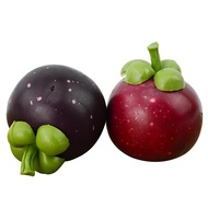 FR-26 Fake Fruit Mangosteen 2 Colors Height 8*6.5cm.