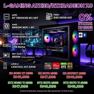 # DOTATECH L-GAMING A7X3D/RTXRADEON 7.0 PC GAMING PACKAGE / 32GB DDR5 / 1TB SSD / R7 7800X3D + GPU O