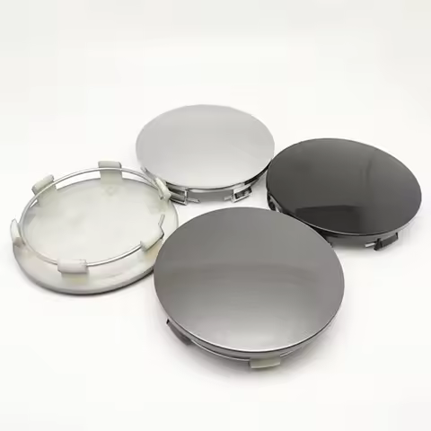 4pcs 83mm Wheel Center Hub Caps Car Styling Replacement Dust proof Rims Cover Hubcaps No Logo Chrome