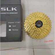 9 speed SLK gold 11-36T cassette sprocket - 36T sprocket