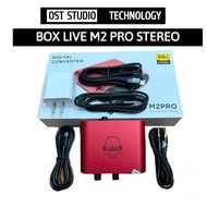 Box Sạc Live M2 Pro – Vừa Sạc Vừa Live Kết Nối Micro. Box Livestream M2 Pro Âm Thanh Chuẩn 24Bit