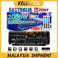 326BT 2000w Amplifier Bluetooth Version Stereo 2.0 Channel Hifi Stereo Power Kerata Auto Audio Home Karaoke
