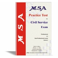 MSA Practice Test for Civil Service Exam Vol 2 (Authentic / Brand New)