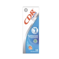 CDR Fortos 10 Tablet Effervescent - Suplemen Kalsium Rasa Jeruk Mandarin