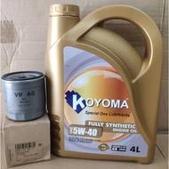 OIL FILTER Volkswagen (04E 115 561 H) + Koyoma Engine Oil (Combo Set Offer)
