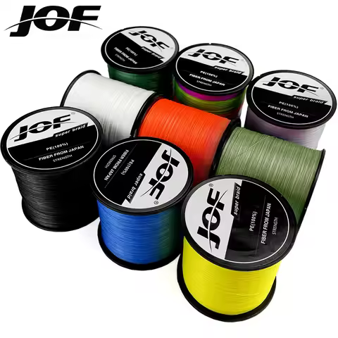 JOF X8 Upgrade Braid Fishing Lines Super Strong 8 Strands Multifilament PE Line 300M 500M 1000M Japa