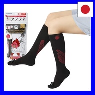 Doshisha Super Baby Gorilla Grip Calf Compression Socks – Unisex, Anti‑Cold Room Socks, Open‑Toe, L 