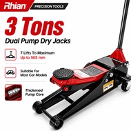 【Limited Offer】Heavy Duty 3 Ton Floor Jack Hydraulic Floor Jack Floor Jack Hydralic Jack Double-Pump