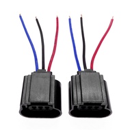 H13 Female Headlight Bulb Socket Connector Wiring Harness Adapter 1 Pair