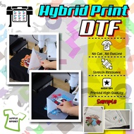 DTF Print Direct to Film / Sticker DTF / Hybrid Print / Heat Press Printing Film / VIRUS PRINT / Age