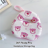 【Discount】For IKF Fkids Pro Headphone Case Funny Cartoons Headset Earpads Storage Bag EVA Casing Box
