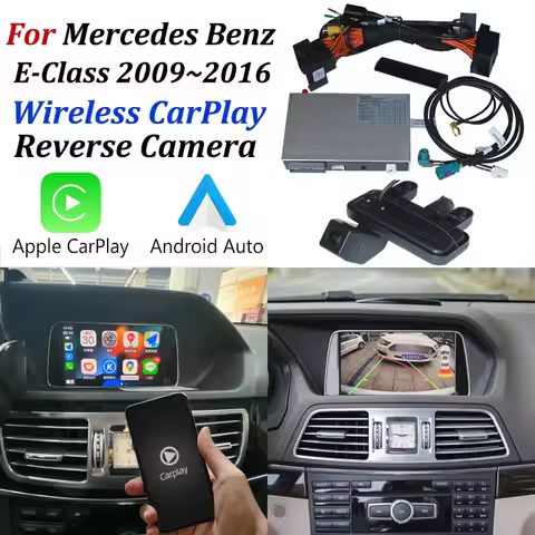 Wireless CarPlay For Mercedes Benz E Class W212 S212 C207 2009~2015 Apple Car Play Android Auto Mirr