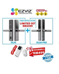Ezviz DL05 DL06 PRO Crazy Deal Smart Home Security Fingerprint Door Handle Lock Smart Fingerprint Lo