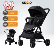 NEXGO EZ Flip Baby Stroller Reversible Two Way Lightweight Foldable Travel Stroller One Hand Fold Ba