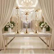 3 Pieces European Design Wedding Aisle Stand Modern Design Crystal Hanging Stand Tabletop Display fo