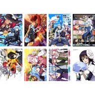 8pcs/set Anime That Time I Got Reincarnated as a Slime Rimuru A3 Posters Print Cosplay Wall Decorati