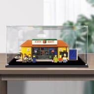 Acrylic Display Box For Lego 71016 The Kwik-E-Mart Figurine Storage Case Transparent