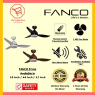 FANCO B-STAR B Star BStar DC Motor Ceiling Fan with 3 Tone LED Light Kit and Remote Control  INSTALLATION PROMO