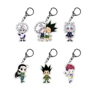 Hunter Hunter Keychain anime model keychain gon freecss killua zoldyck hisoka chrollo lucilfer in ac