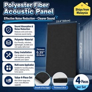 【4cps】Polyester Fiber Acoustic Panel Soundproof Panels 60x120cm Large Soundproof Wall Tiles Felt boa