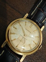 💚♥️Swiss Vintage BENRUS Mechanical Gold Filled Wristwatch
