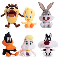 6 Estilo 20-30cm Disney Space Jam Bugs Bunny Lola Daffy Duck Tasmanian Devil Tweety Bird Cat Plush T