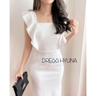 Hyuna Midi Dress Casual Party Bodycon Elastic