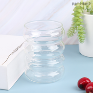 🍀[Jiam] ขวดน้ำถ้วยแก้วรูปคลื่นทนความร้อนขวดแก้วน้ำดื่มที่บ้าน