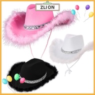 ZLION Cowgirl Hat Costume Party Cosplay Funny Sequin Fashion Sequin Cowgirl Hats