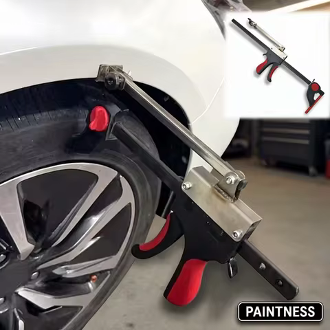 Automotive Fender Dent Repair Tool, Paintless Dent Removal Tool, Professional Dent Prying Bar