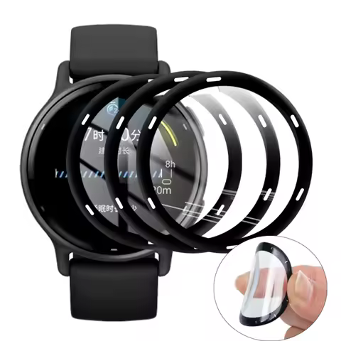 3D 2PCS PMMA Film For Garmin Vivoactive 5 Screen Protector Film For Garmin Vivoactive5 SmartWatch (N