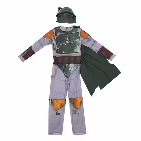 ♥ New 2025 Kids Boba Fett Planet Wars Uniform Disguise Halloween Costume Children#1#W ★ Bear House