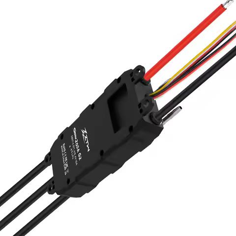 ZTW Seal G2 200A ESC 4-8S SBEC 6/7.4/8.4V 10A Waterproof Water Cooling Two-way Speed Control For RC 