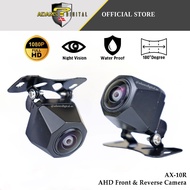 Adams Digital AHD 1080P Car Reverse Camera 180 Degree Rear View Camera Vehicle Parking Front Camera 