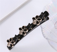 New Korean Hair Clip Fashion Retro Pearl Hairpin Bangs Side Braided Artifact For Woman Girls Hair Ac
