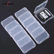 [PATRIO] Transparent TF/SD Memory Cards Protective Case Holder Storage Boxes Portable Mini Clear SIM Card Dustproof Box