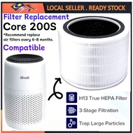 Levoit Filter Core 200 200S 200S-RF Air Purifier Replacement HEPA 3-Stage Activated Carbon Fits