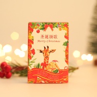 28 Cards/ Lot  Christmas Carol LOMO Card  52*80mm Cartoon Animal Small Gift Card Mini Bookmark Messa