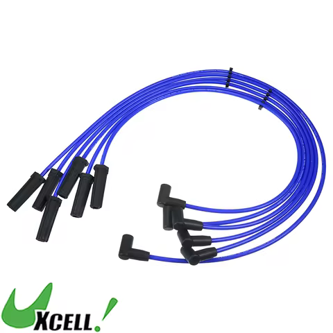Uxcell 6 Pcs Car Spark Plug Coil Wires Ignition Coil Harness Cable 12192468/12192421 for Chevrolet L