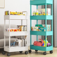 Kitchen Storage Trolley Living Room Snacks Book Toy Storage Rack Bathroom Toilet Toiletries Storage Trolley