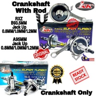 RXZ/RXZ135 IKK RACING CRANKSHAFT JET ROD 0.8MM/1.0MM/1.2MM A95MM/B93.5MM With Rod/Without Rod  Crank