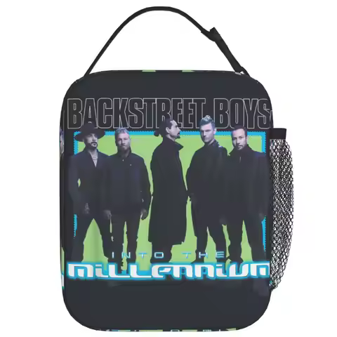 Backstreet Boys Las Vegas Residency July 11 Lunch Bag For Women Lunch Box Retro Picnic Cooler Bag Po