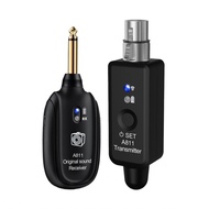 sqitcooler-SG Guitar Wireless Transmitter Receiver Microphone System with XLR Zero Loss 24bit 48KHz 