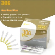1Box Beauty needle 30G 4mm 2.5mm 1.5mm 32G 31G 30G 18G disposable microplastic cosmetic tool
