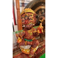 Si Hu Ha Ta  五眼四耳【吃碳排金，财运亨通】 Phra Aj Pattarayano Wat ThamChaiYaMongKong 佛历Be 2561  尺寸：9寸高，腳4寸 制作只有 9