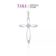 TAKA Jewellery Diamond Pendant 9K Cross