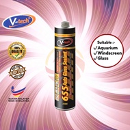 V-Tech VT-655 Auto Glass Sealant Automotive Windscreen Glass Sealant Aquarium Sealant Gam Cermin Gam