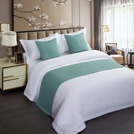 Homestay Bed Runner Bed Tail Towel Hotel Bedding Bed Flag Bed Cover Simple Bed Set Towel Bedside