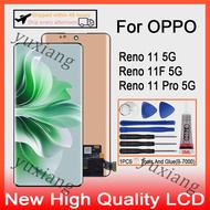 Original AMOLED TFT OPPO Reno 11 Reno 11 Pro Reno 11F 5G LCD Display Touch Screen Replacement